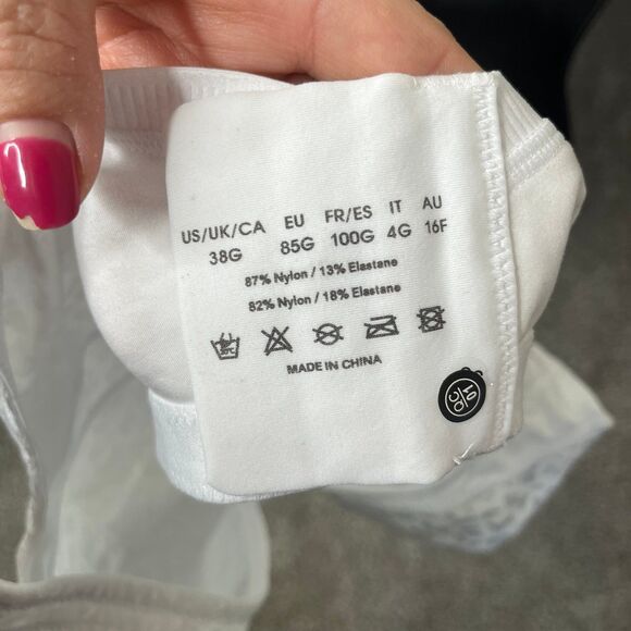 New Deyllo Women's Wirefree Non Padded Plus Size Full Coverage Bra Size 38G #415 - Picture 10 of 10